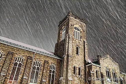 First Snow Of The Season_31348.jpg - Westminster Presbyterian Church photographed at Smiths Falls, Ontario, Canada.